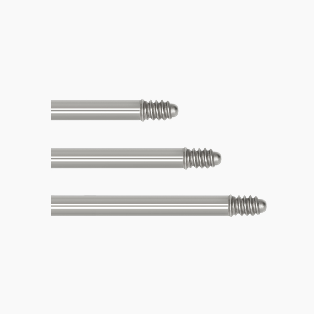 실버 피어싱침 0.9mm (1.0탭)