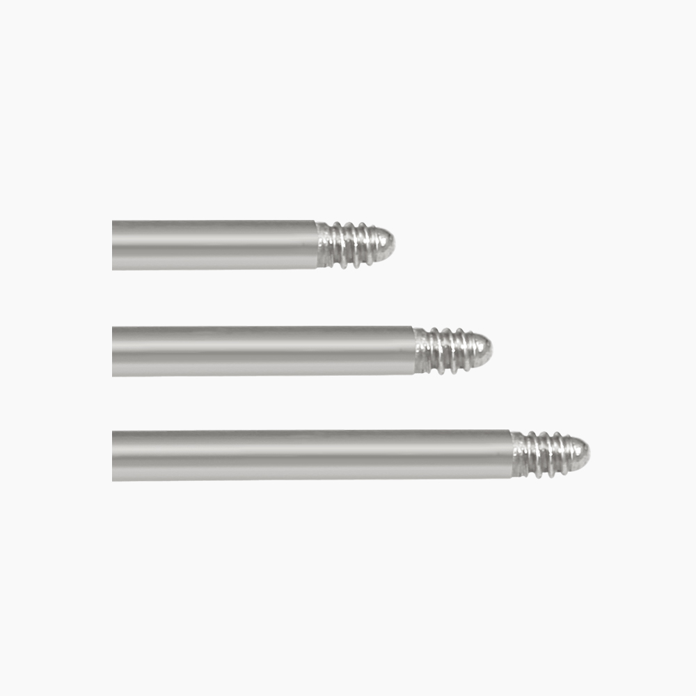 실버 피어싱침 1.0mm (1.0탭)