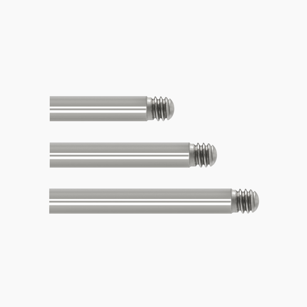 실버 피어싱침 1.2mm (1.2탭)