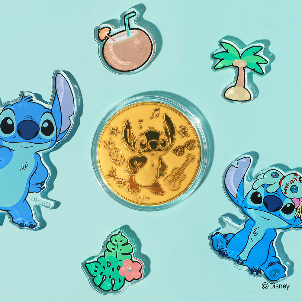 [디즈니] 24K 순금코인 - 스티치(댄싱)