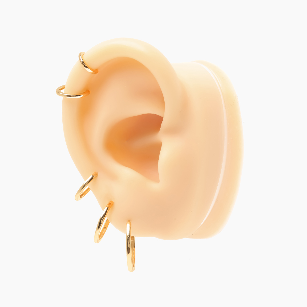 플레인 원터치 귀걸이