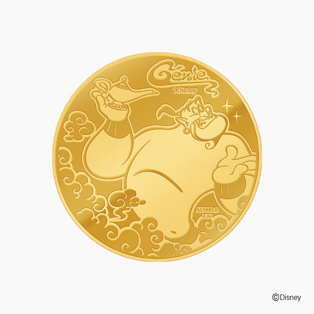 [디즈니] 24K 순금코인 - 알라딘 지니