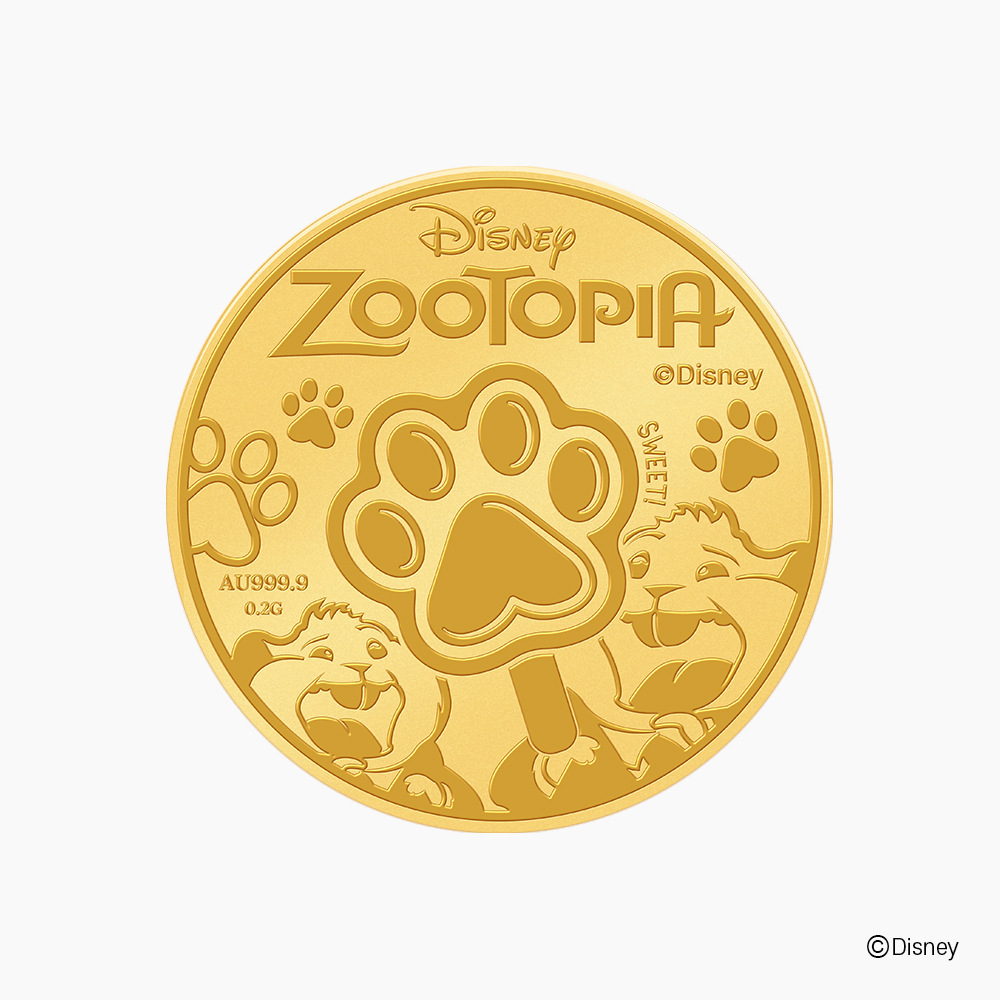 [디즈니] 24K 순금코인 - 주토피아 팝시클