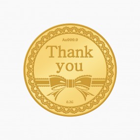 땡큐리본 순금코인