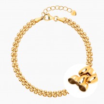 순금 할로우렉스 팔찌 (하트연장체인)