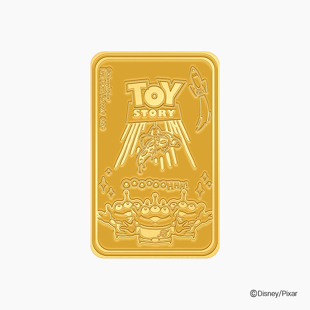 [디즈니] 24K 순금 골드바 - 알린삼총사