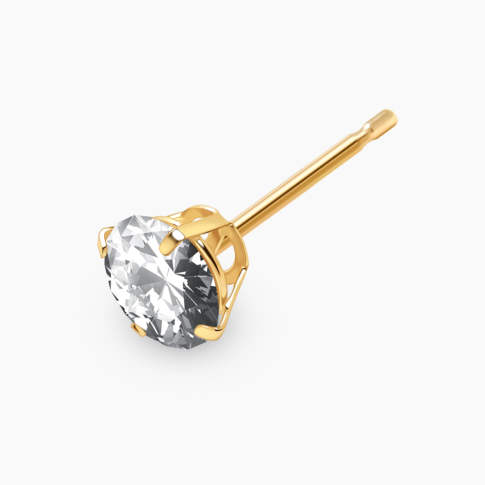 프레스 화이트 바스켓 침귀걸이