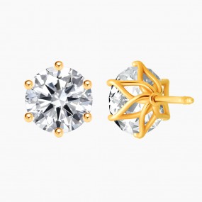 순금 꽃주물6발 피어싱