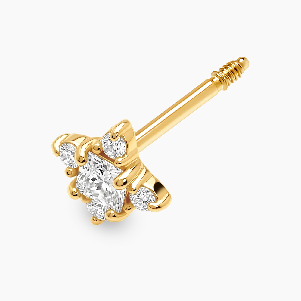 사각Q 마름모 피어싱